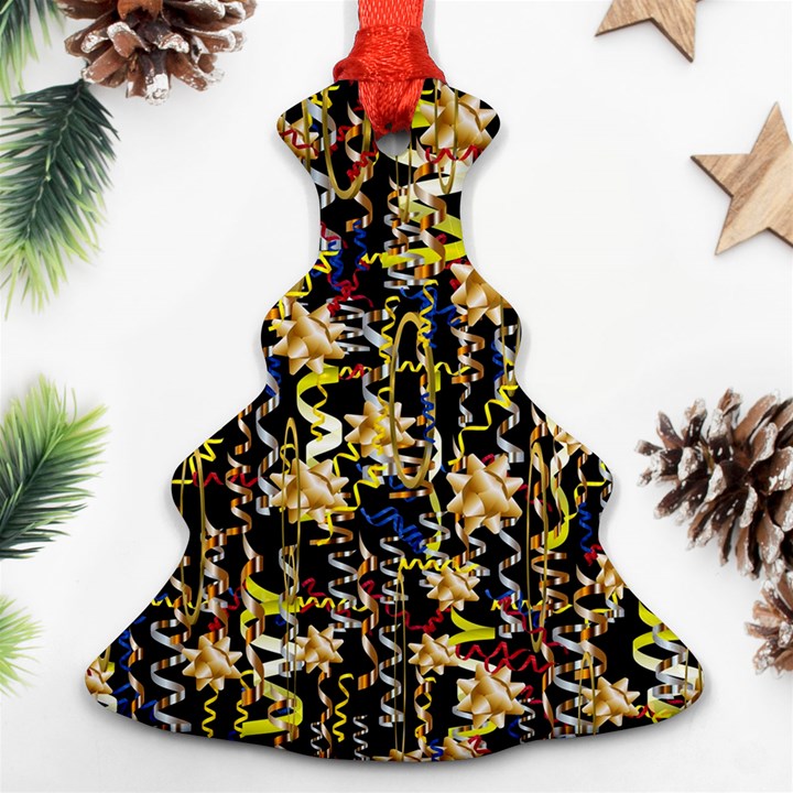 Festive And Celebrate In Good Style Christmas Tree Ornament (Two Sides)