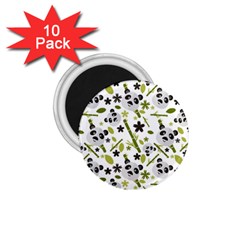 Panda Love 1 75  Magnets (10 Pack)  by designsbymallika