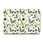 panda love Small Doormat  24 x16  Door Mat