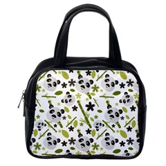 Panda Love Classic Handbag (one Side) by designsbymallika