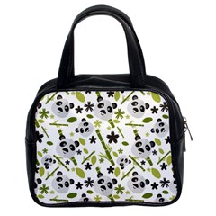 Panda Love Classic Handbag (two Sides) by designsbymallika