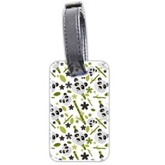 Panda Love Luggage Tag (two Sides) by designsbymallika