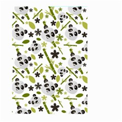 Panda Love Large Garden Flag (two Sides) by designsbymallika