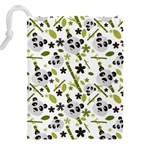 panda love Drawstring Pouch (5XL) Back