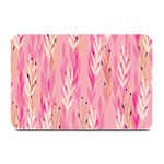 pink leaf pattern Plate Mats 18 x12  Plate Mat