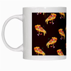 Pizza Is Love White Mugs by designsbymallika