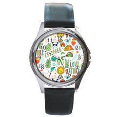 Traveller Explorer Round Metal Watch by designsbymallika