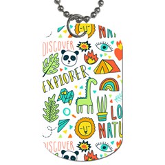 Traveller Explorer Dog Tag (two Sides) by designsbymallika