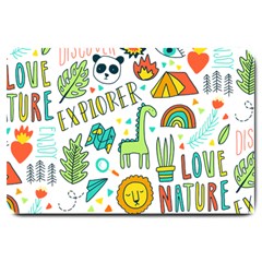 Traveller Explorer Large Doormat  by designsbymallika