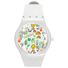 Traveller Explorer Round Plastic Sport Watch (m) by designsbymallika