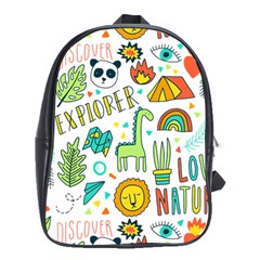 Traveller Explorer School Bag (xl) by designsbymallika