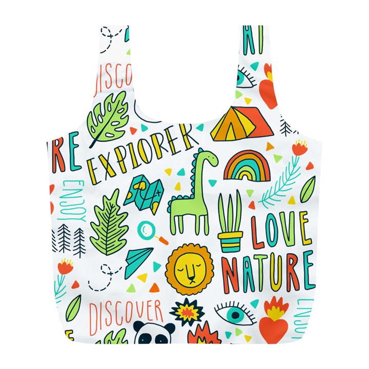 traveller explorer Full Print Recycle Bag (L)