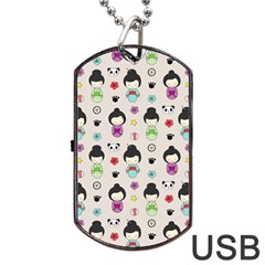 Russian Doll Dog Tag Usb Flash (one Side) by designsbymallika