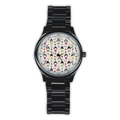 Russian Doll Stainless Steel Round Watch by designsbymallika