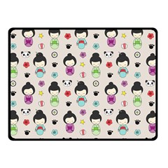 Russian Doll Double Sided Fleece Blanket (small)  by designsbymallika