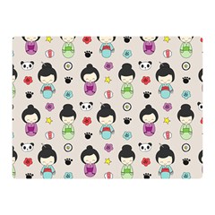 Russian Doll Double Sided Flano Blanket (mini)  by designsbymallika