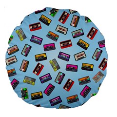 Retro Look Large 18  Premium Round Cushions by designsbymallika