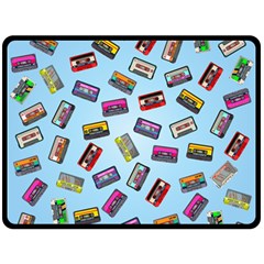 Retro Look Double Sided Fleece Blanket (large)  by designsbymallika