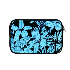 Blue Winter Tropical Floral Watercolor Apple Macbook Pro 13  Zipper Case