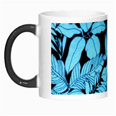 Blue Winter Tropical Floral Watercolor Morph Mugs