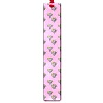 Patchwork Heart Pink Large Book Marks Front