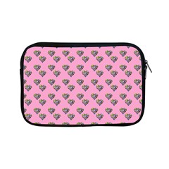 Patchwork Heart Pink Apple Ipad Mini Zipper Cases by snowwhitegirl