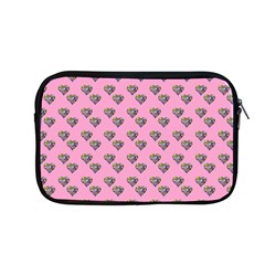 Patchwork Heart Pink Apple Macbook Pro 13  Zipper Case by snowwhitegirl