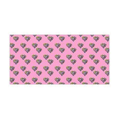 Patchwork Heart Pink Yoga Headband by snowwhitegirl