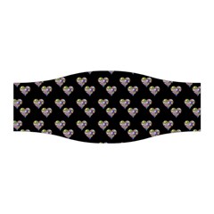 Patchwork Heart Black Stretchable Headband by snowwhitegirl