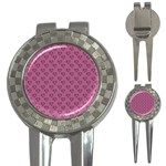 Heart Face Mauve 3-in-1 Golf Divots Front