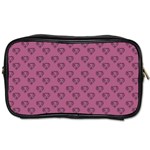 Heart Face Mauve Toiletries Bag (One Side) Front