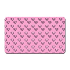 Heart Face Pink Magnet (rectangular) by snowwhitegirl