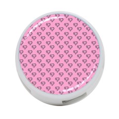 Heart Face Pink 4-port Usb Hub (two Sides) by snowwhitegirl