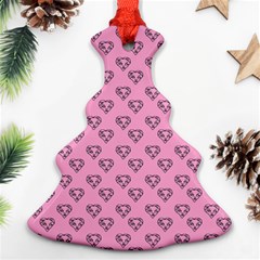 Heart Face Pink Ornament (christmas Tree) 