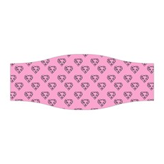 Heart Face Pink Stretchable Headband by snowwhitegirl