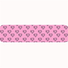 Heart Face Pink Large Bar Mats by snowwhitegirl