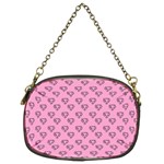 Heart Face Pink Chain Purse (Two Sides) Front