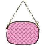 Heart Face Pink Chain Purse (Two Sides) Back