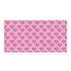 Heart Face Pink Satin Wrap by snowwhitegirl