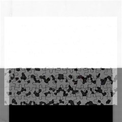 Mosaique Noir/gris Rectangular Jigsaw Puzzl by kcreatif