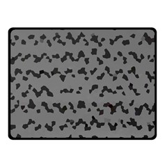 Mosaique Noir/gris Double Sided Fleece Blanket (small)  by kcreatif