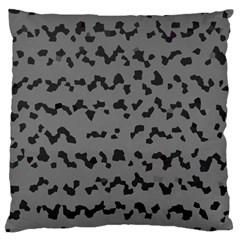 Mosaique Noir/gris Standard Flano Cushion Case (two Sides) by kcreatif