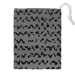 Mosaique Noir/gris Drawstring Pouch (4xl)