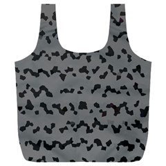 Mosaique Noir/gris Full Print Recycle Bag (xxl)