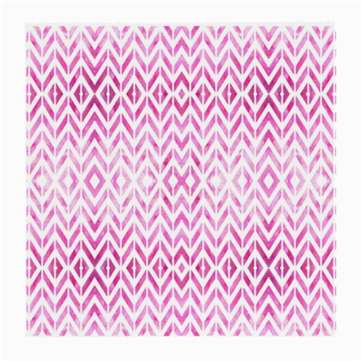 Chevrons Abstrait Rose Medium Glasses Cloth