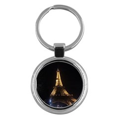 Tour Eiffel Paris Nuit Key Chain (round) by kcreatif