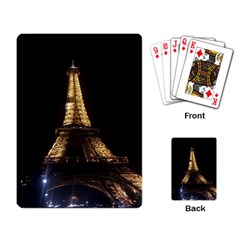 Tour Eiffel Paris Nuit Playing Cards Single Design (rectangle) by kcreatif