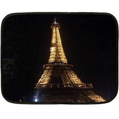 Tour Eiffel Paris Nuit Fleece Blanket (mini) by kcreatif