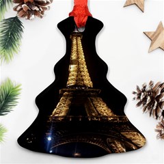 Tour Eiffel Paris Nuit Christmas Tree Ornament (two Sides) by kcreatif