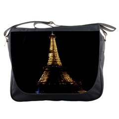 Tour Eiffel Paris Nuit Messenger Bag by kcreatif